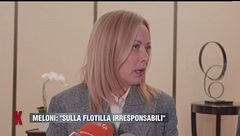 Giorgia Meloni: "Sulla Global Sumud Flotilla irresponsabili"