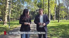 Piazze pacifiste dividono la politica italiana