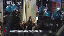 I violenti rovinano la piazza Pro Pal