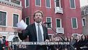 Venezi, protesta in piazza e lo scontro politico