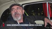 Roma, la sfilate delle macchine contro l'ecologia