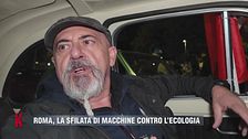 Roma, la sfilate delle macchine contro l'ecologia