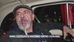 Roma, la sfilate delle macchine contro l'ecologia