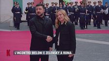 L'incontro tra Meloni e Zelensky a Roma