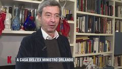A casa dell'ex Ministro Orlando