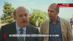 Da destra a sinitra: tutti i personaggi di Checco Zalone