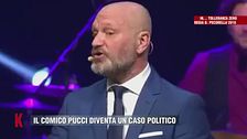 Il comico Pucci diventa un caso politico