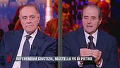 Referendum giustizia: Clemente Mastella vs Antonio Di Pietro