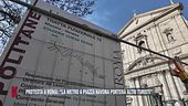 Protesta a Roma: "La metro a piazza Navona porterà altri turisti"