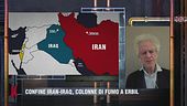 Confine Iran-Iraq, colonne di fumo a Erbil