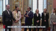 Ignazio La Russa incontra la famiglia nel bosco