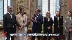 Ignazio La Russa incontra la famiglia nel bosco