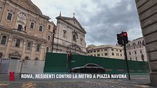 Roma, residenti contro la metro a Piazza Navona