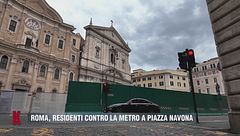 Roma, residenti contro la metro a Piazza Navona
