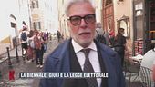 La Biennale, Giuli e la legge elettorale
