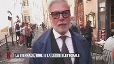 La Biennale, Giuli e la legge elettorale