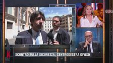 Scontro sulla sicurezza, centrodestra diviso
