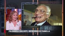 Barbara Palombelli e Alessandro Sallusti ricordano Marco Pannella