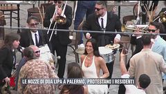 Le nozze di Dua Lipa a Palermo, protestano i residenti