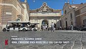 Roma, l'invasione senza regole delle golf car per i turisti