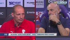 Allegri: "Leão farà bene" - Pioli: "Abbiamo idee chiare"