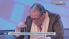 4 maggio 2008: Maurizio Mosca e il pendolino del derby