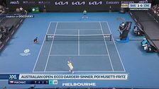 Australian Open: ecco Darderi-Sinner