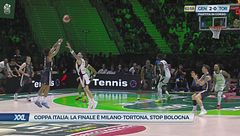 Coppa Italia: la finale è Milano-Tortona, stop Bologna