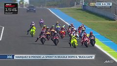 Marquez si prende la sprint in Brasile dopo il "buca gate"