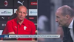 Allegri: "Mi piacerebbe restare, ma tutto è imprevedibile"