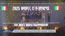 Volley, il ritorno in Italia con l'oro