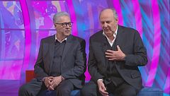 Gerry Scotti incontra il padre di Mary, Irene, Chiara e Selenia