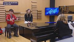 Opi e Flavia a colloquio con la prof. Pettinelli - 7 gennaio