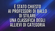 La classifica dei prof. di ballo - 30 gennaio