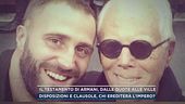 Il testamento di Armani, dalle quote alle ville