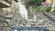 Maltempo nel comasco, frana e colata di fango a Blevio
