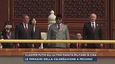 Vladimir Putin all'ultima parata militare in Cina