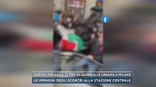 Corteo per Gaza, scene da guerriglia urbana a Milano