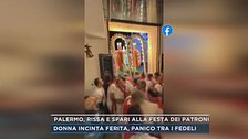 Palermo, rissa e spari alla festa dei patroni