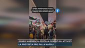 La protesta pro Pal a Napoli