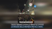 Le immagini della protesta pro Pal a Roma