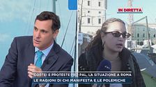 Cortei e proteste pro Pal, la situazione a Roma