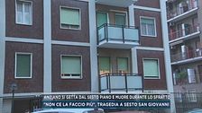 Anziano si getta dal sesto piano e muore durante lo sfratto