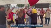 Tel Aviv, la festa per l'accordo di pace