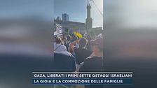 Gaza, liberati i primi sette ostaggi israeliani
