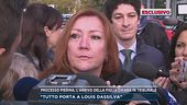Processo Pierina, l'arrivo della figlia Chiara in tribunale