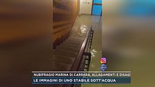 Nubifragio Marina di Carrara, allagamenti e disagi