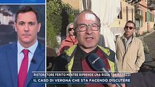 Verona, parla il ristoratore ferito durante una rissa tra giovani.
