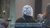 Picchiata davanti alla figlia perché non indossava il velo