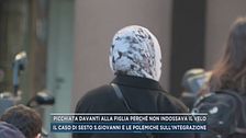 Picchiata davanti alla figlia perché non indossava il velo